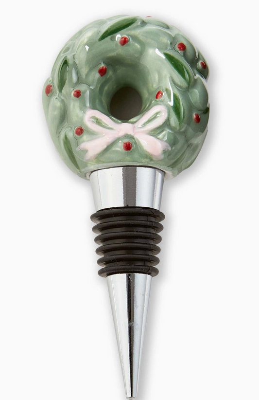 TAG WREATH BOTTLE STOPPER