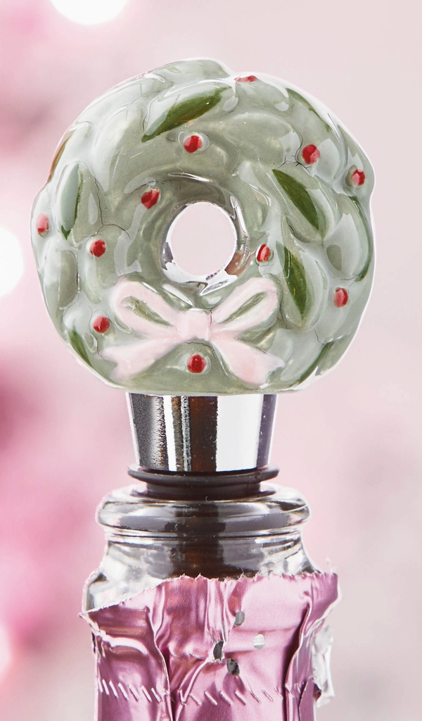 TAG WREATH BOTTLE STOPPER