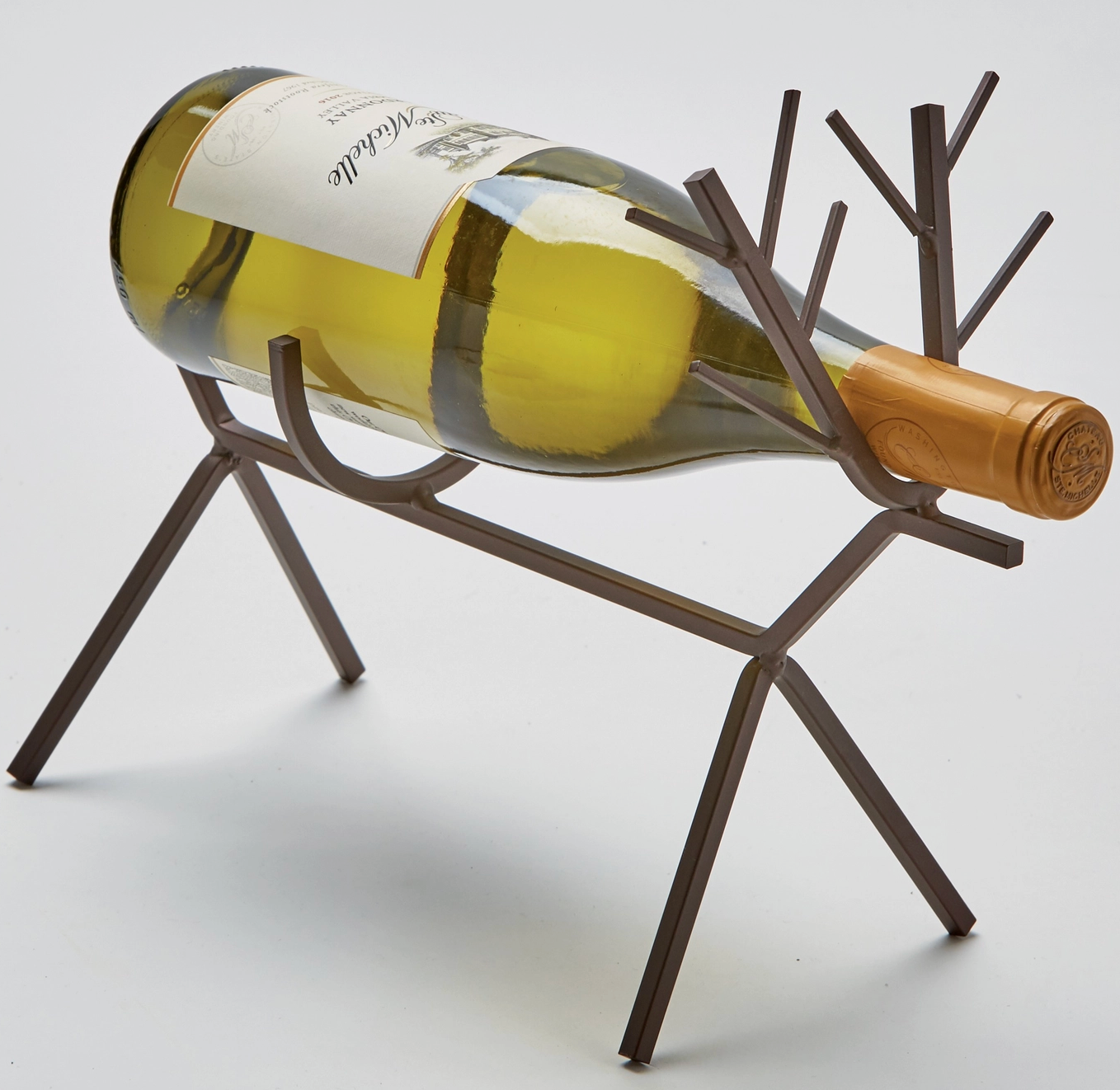 TAG REINDEER WINE BOTTLE STAND