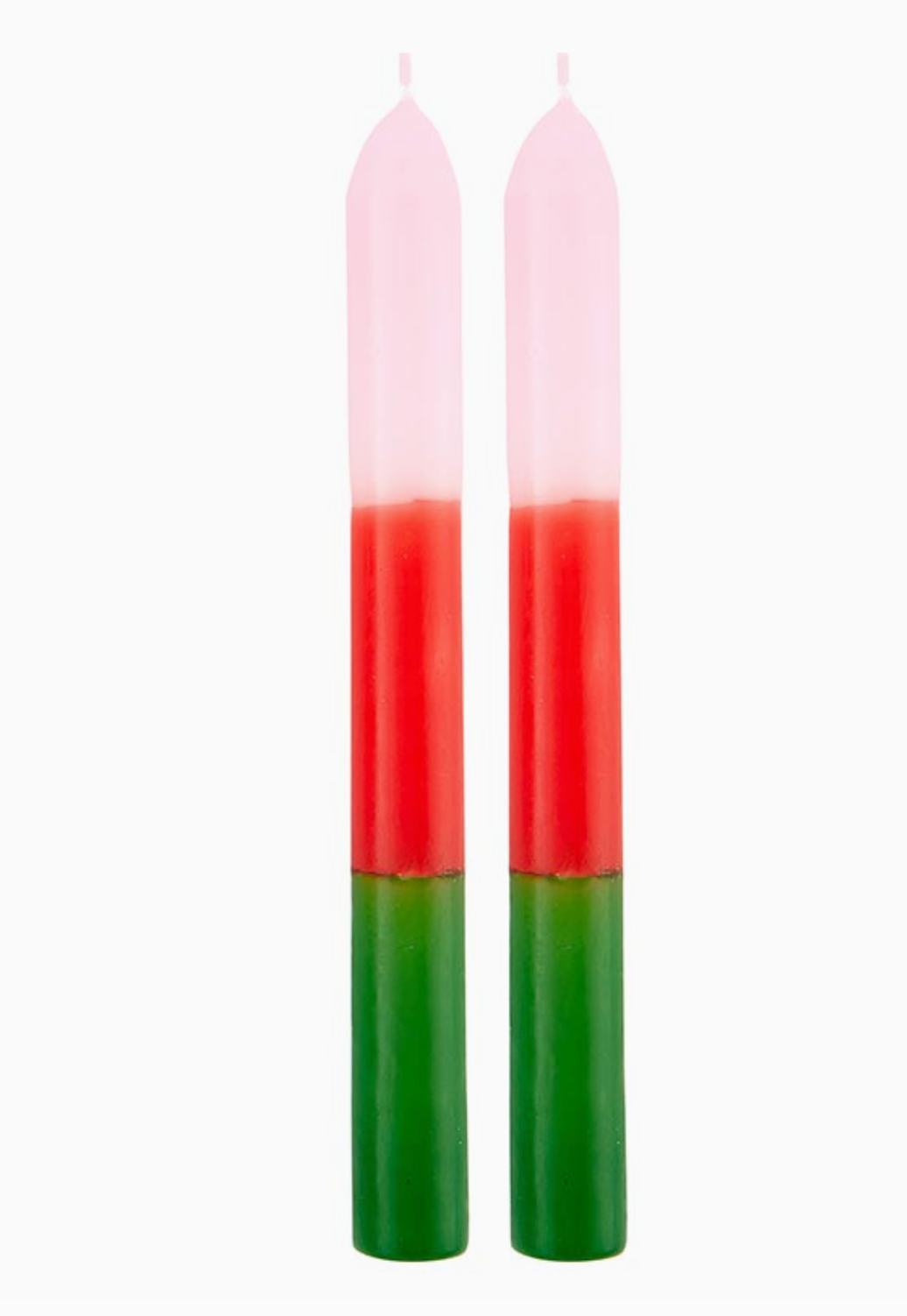 SLANT GUM DROP TAPERED CANDLE