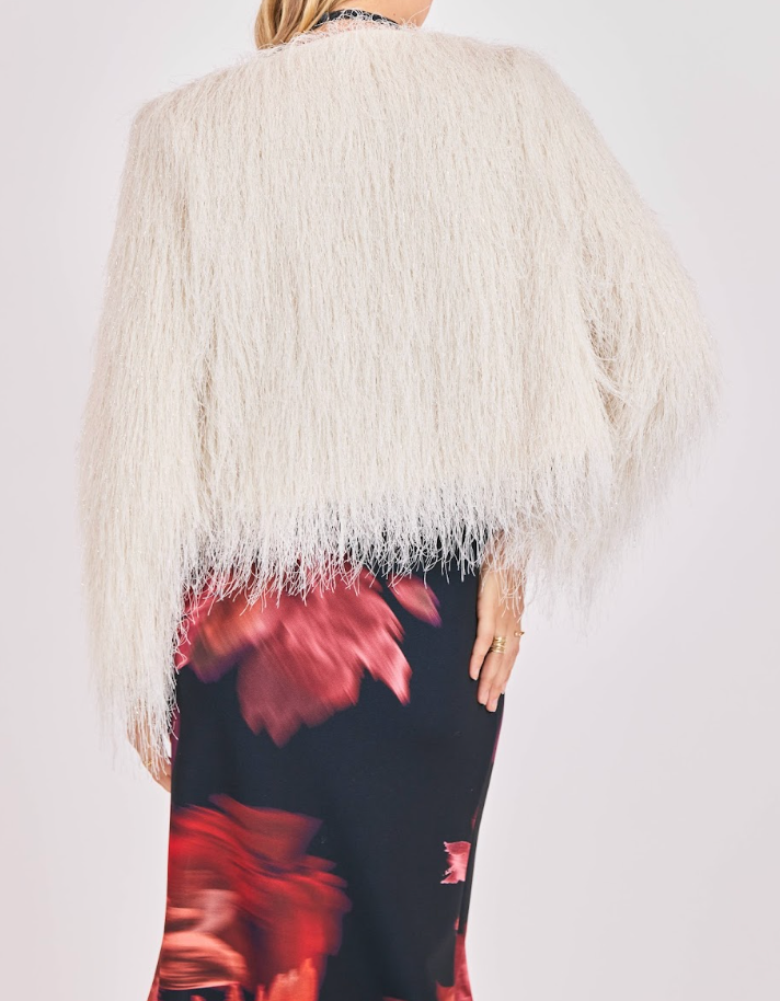SADIE & SAGE ANGEL WINGS FRINGE JACKET