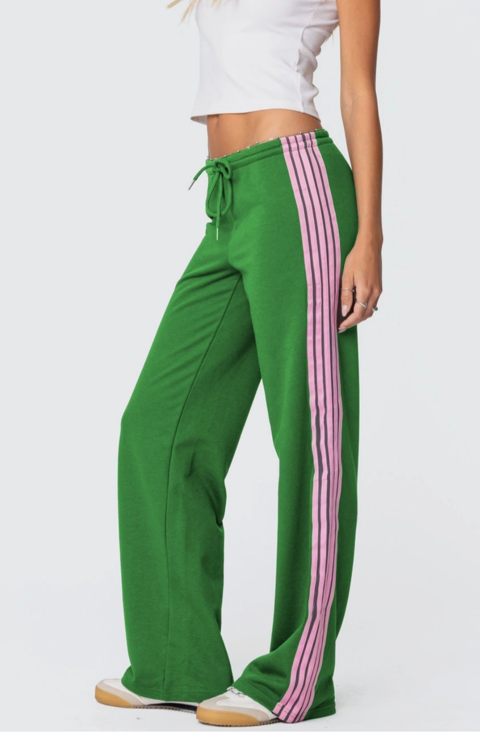 ROSA CLOTHING SIDE STRIPED SWEATPANT