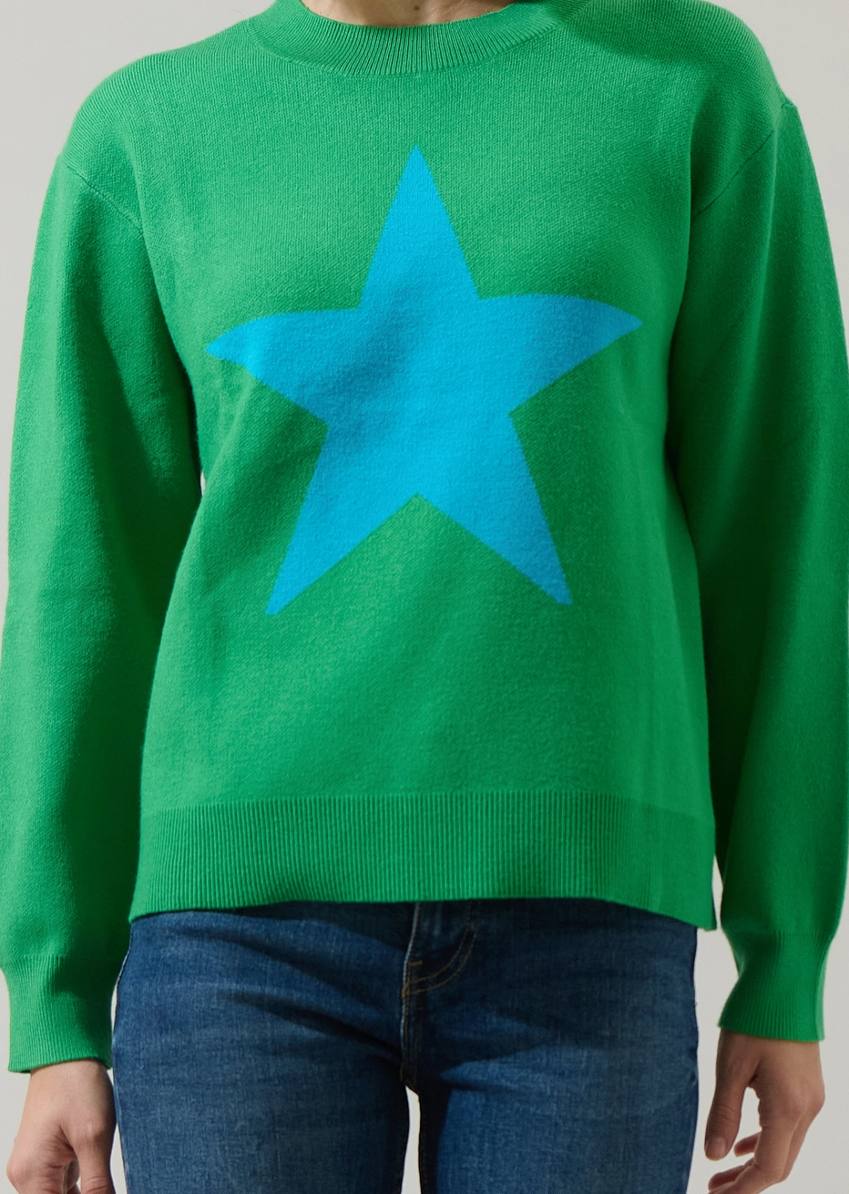 SUGAR LIPS MINTY STAR POP KNIT