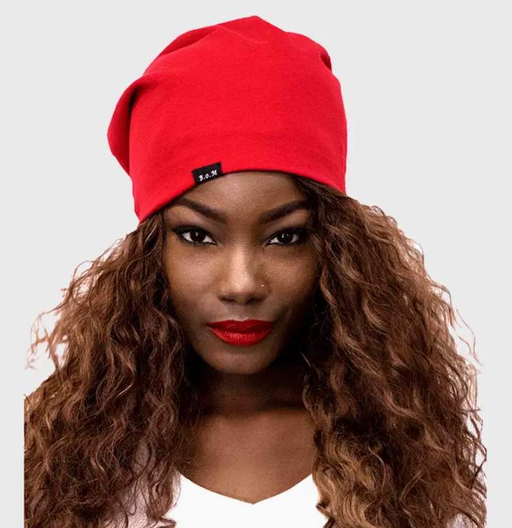 SENSIBLING SATIN LINED BEANIE