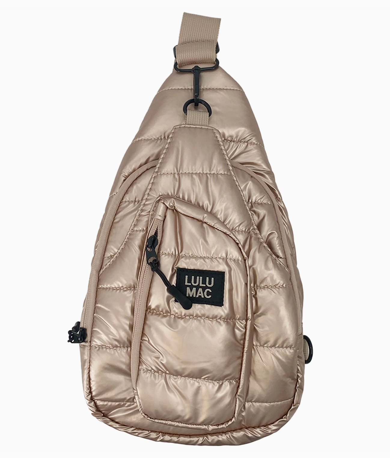 LULU MAC MEROLLA METALLIC SLING BAG