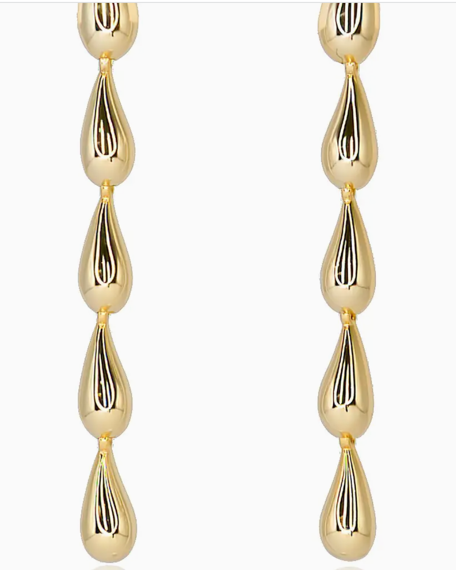 SAHIRA MELTED GOLD EARINGS