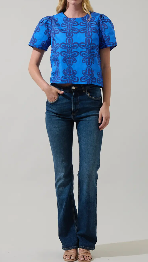 SUGARLIPS ROMEO ABSTRACT TOP