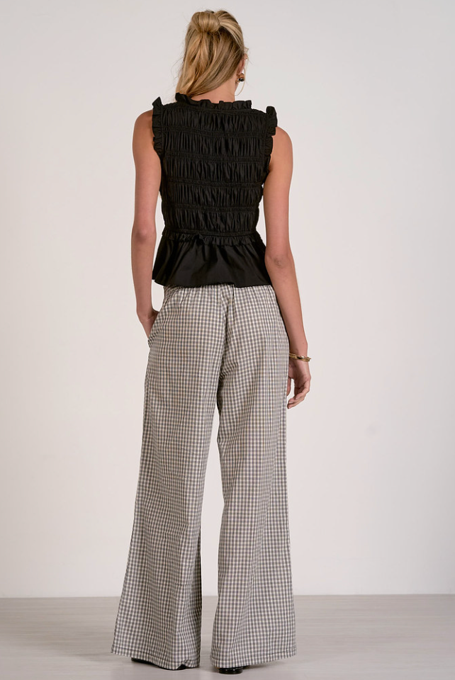 ELAN BUTTERFLY FRONT TIE TOP