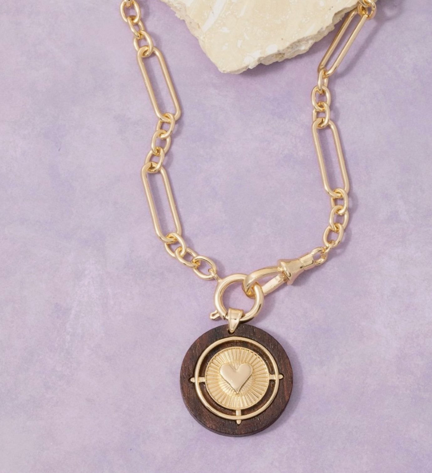 ANARCHY STREET BLACK HEART PENDANT