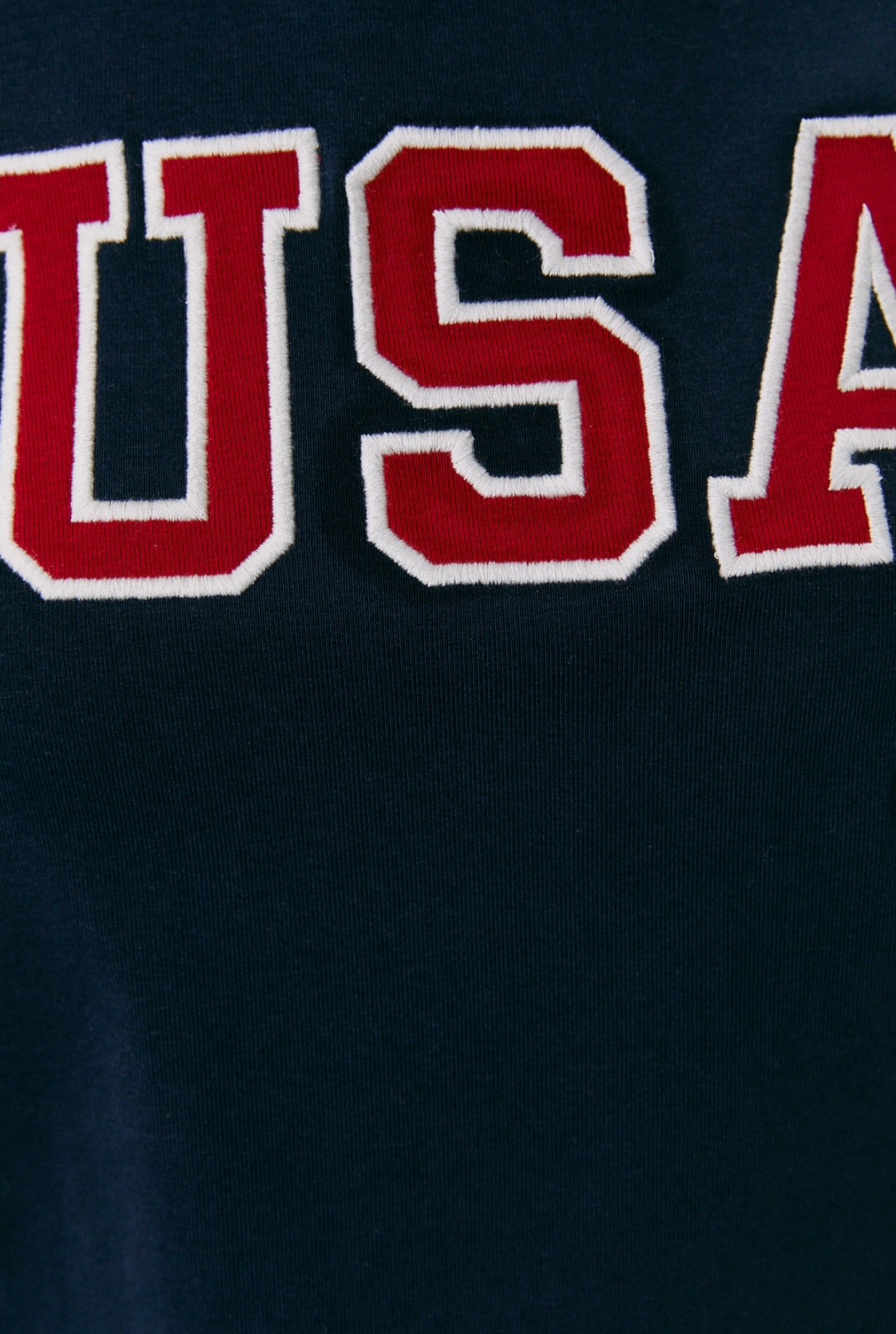 LE LIS EMBROIDERED USA BABY TEE