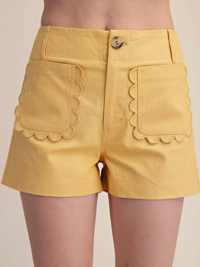 GLAM FLOWER POCKET SHORTS