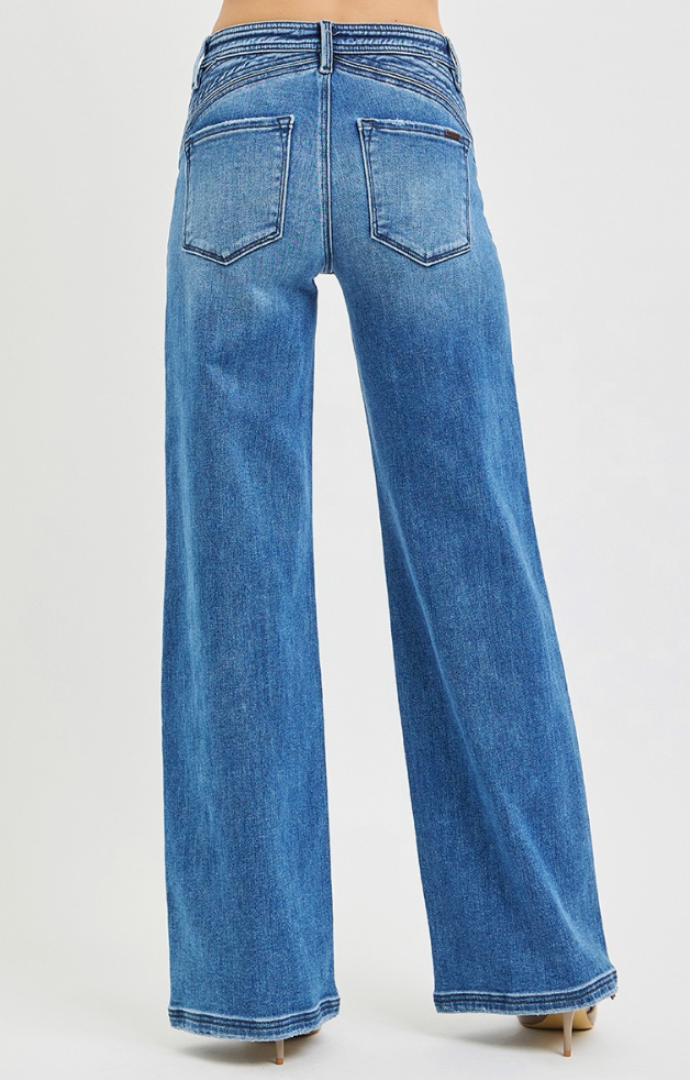 RISEN TILLY WIDE LEG DENIM