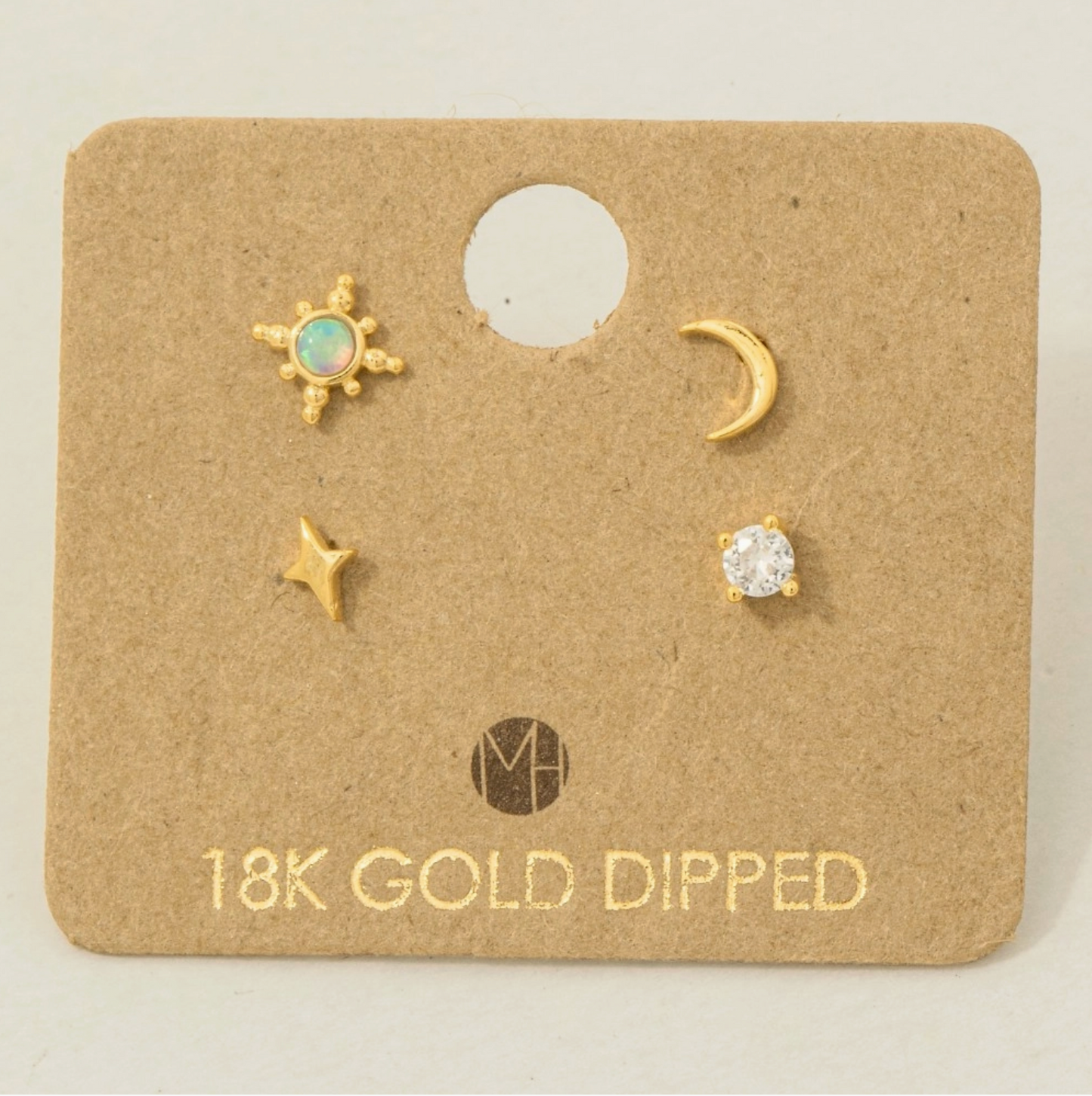 FAME FOUR PIECE EARRING SET