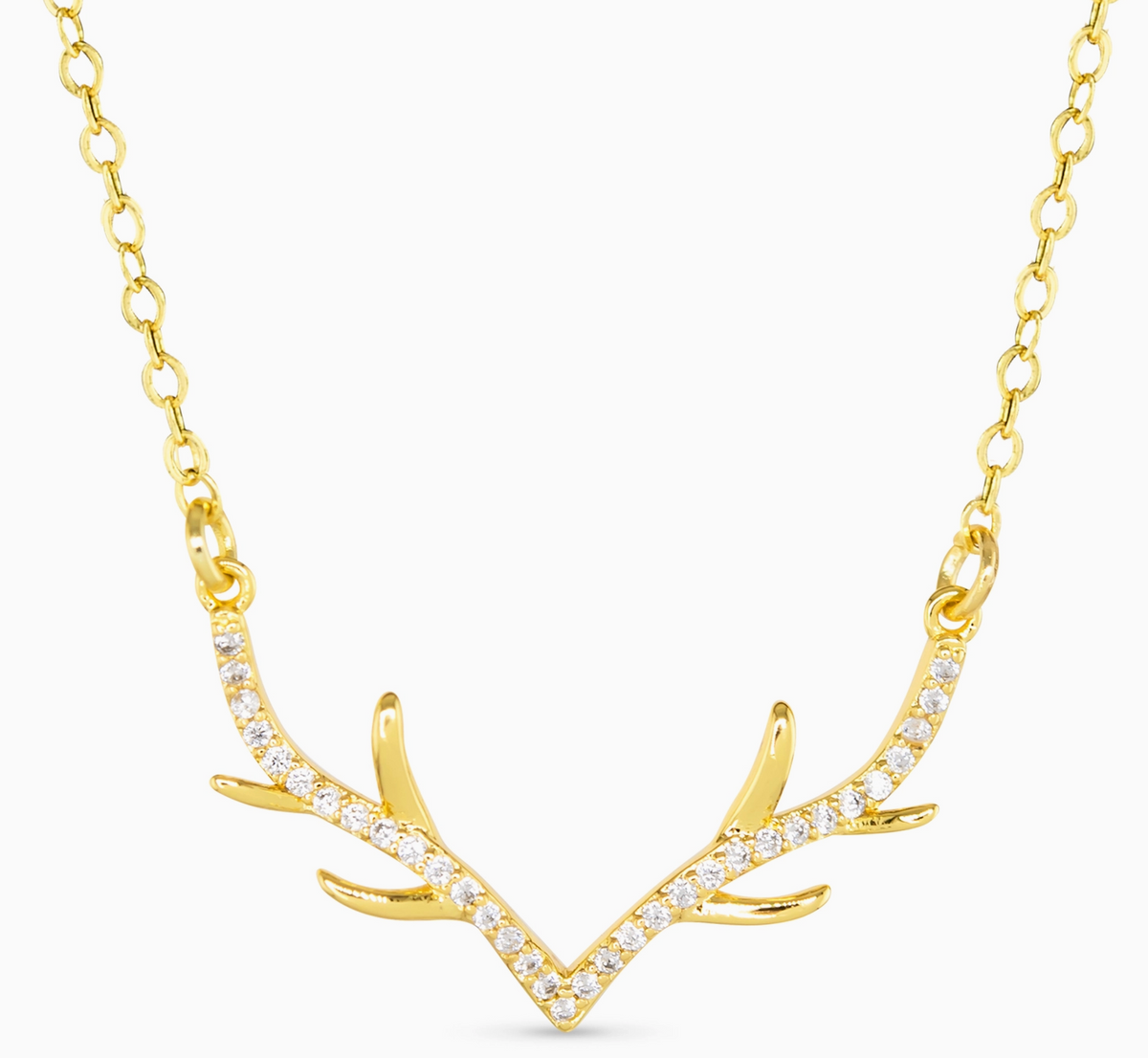 AMANDA BLU ANTLER NECKLACE