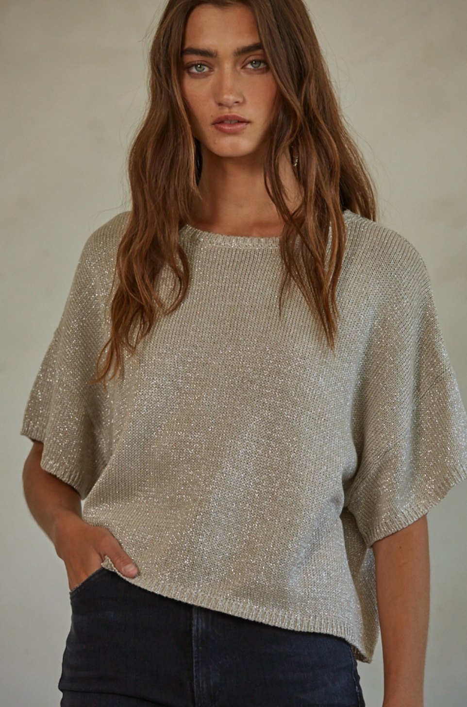 BY TOGETHER GLITTER GIRL TOP