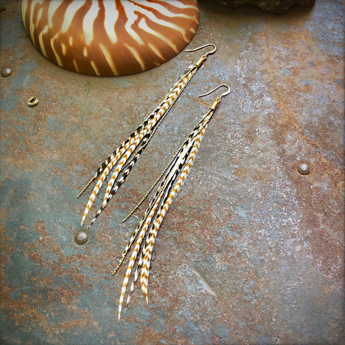 ASTALI FEATHER EARRINGS