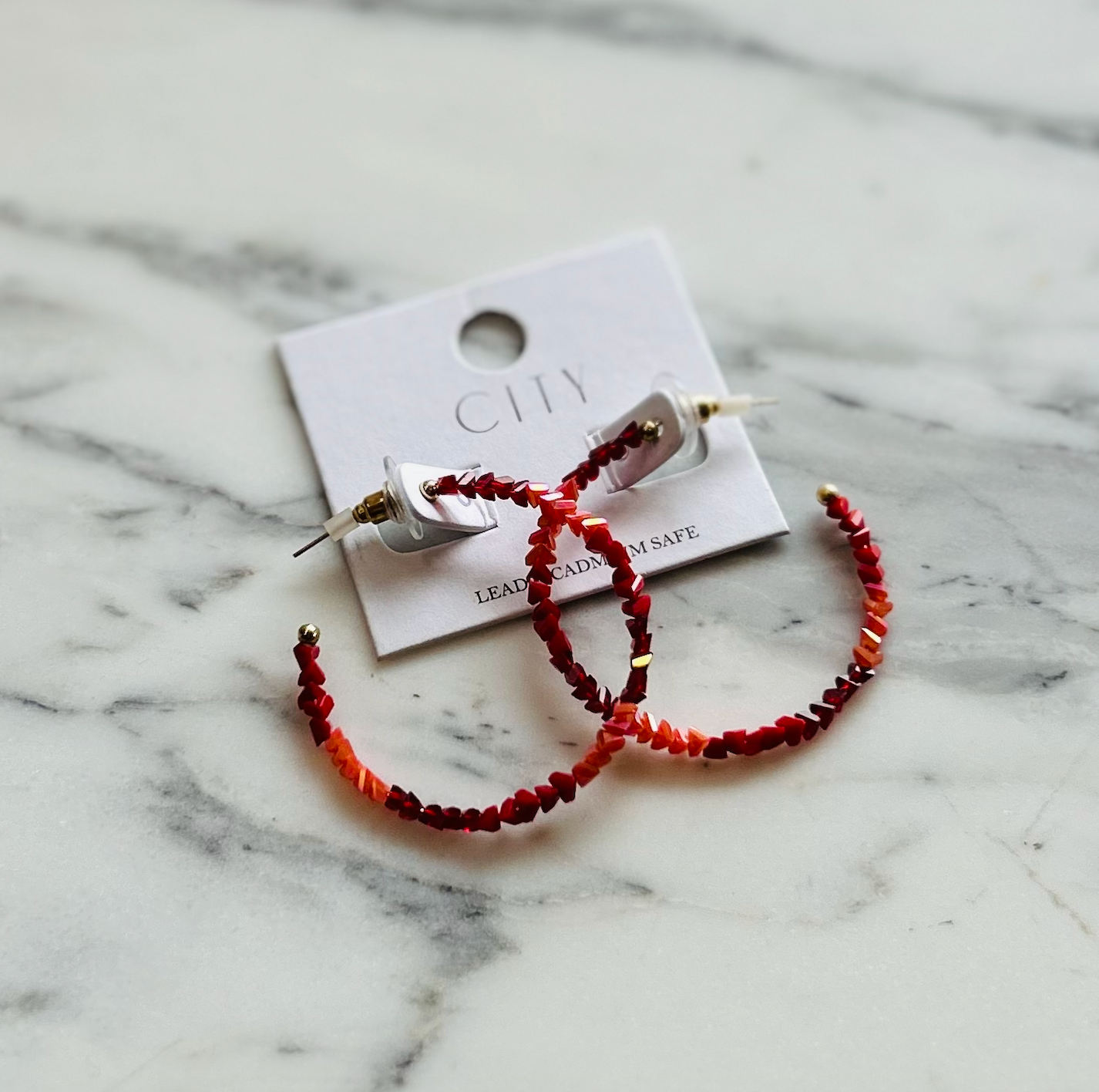 DOWNTOWN SPARKLE HOOPS