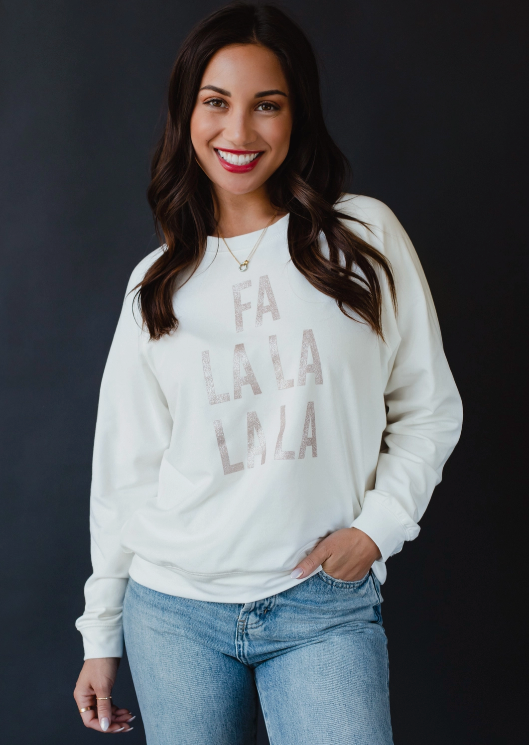 PANACHE FA LA LA LA CREWNECK