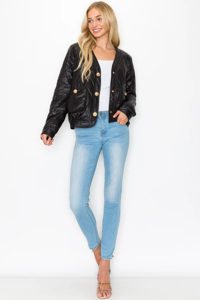 JOH JOHYA PUFFER JACKET & MATCHING CROSSBODY BAG