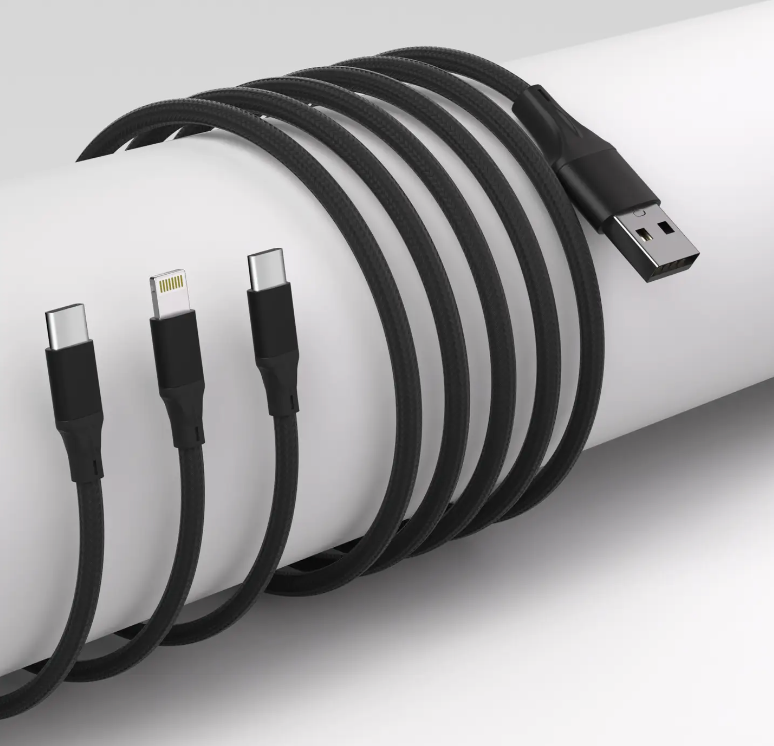 LAX GADGETS 3 IN 1 CHARGE AND SYNC CABLE