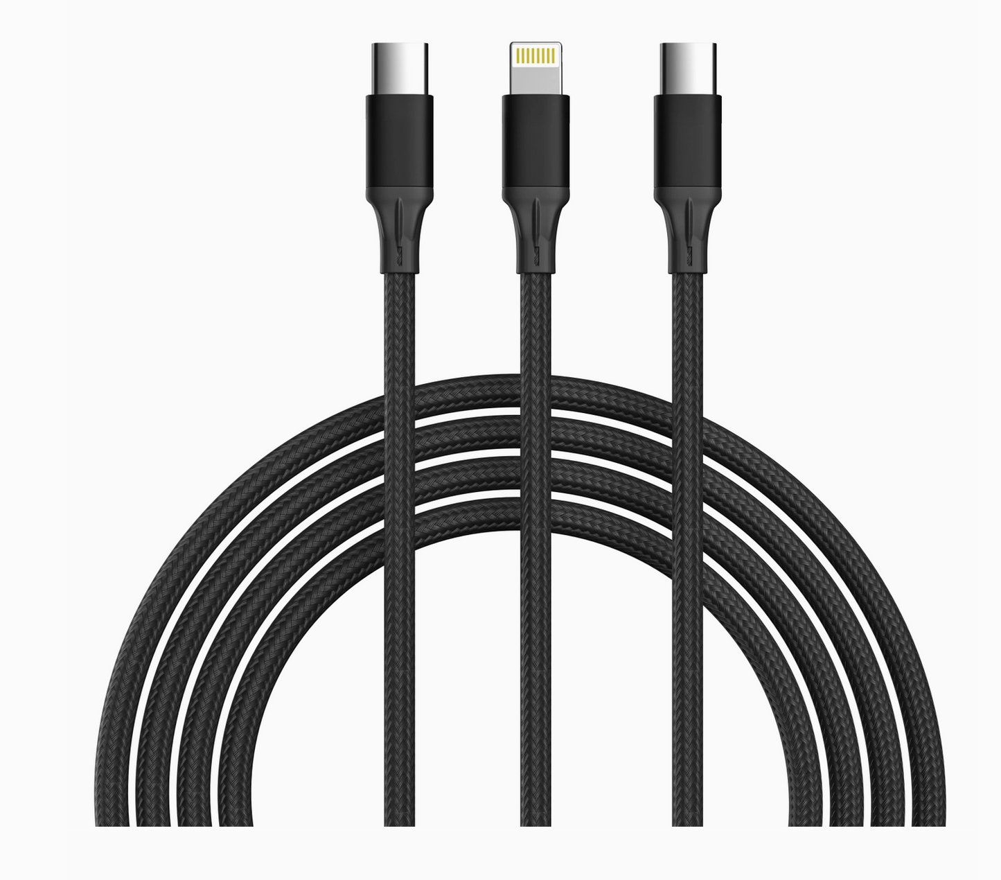 LAX GADGETS 3 IN 1 CHARGE AND SYNC CABLE