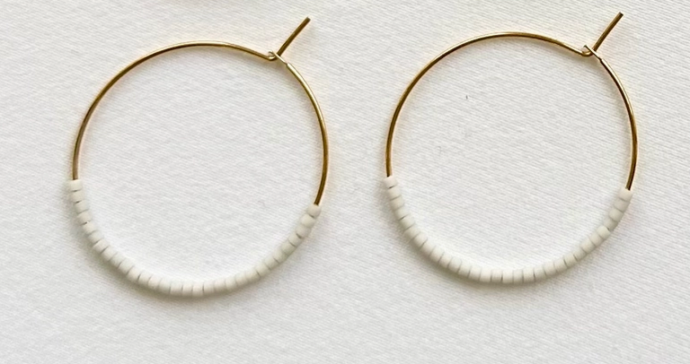 OCEAN BREAKUP MUTED MINI HOOPS