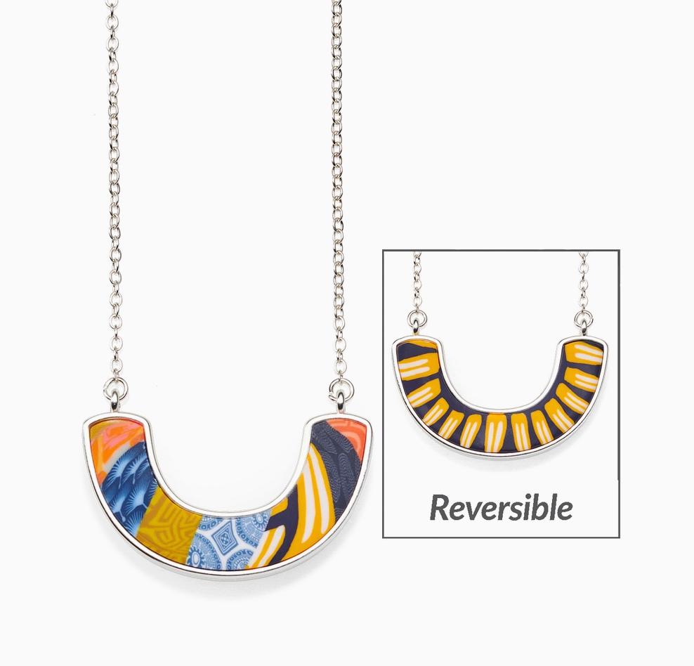 JILZARAH FRENCH QUARTER CRADLE NECKLACE