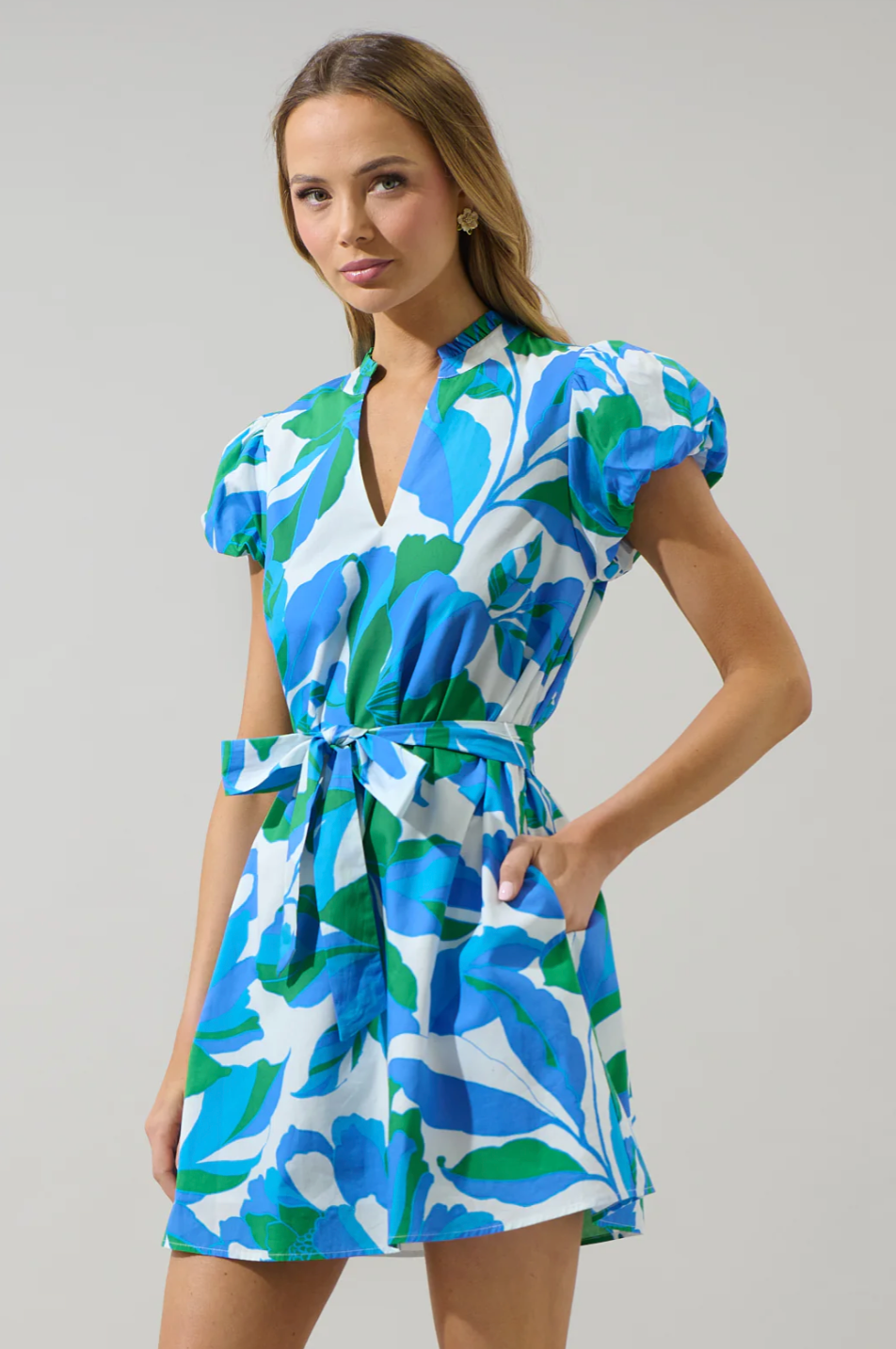 SUGARLIPS PANSIE SHIFT MINI DRESS