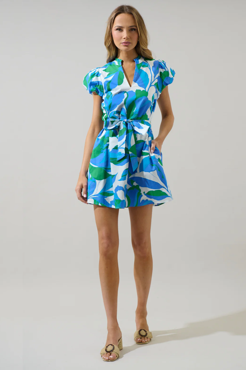 SUGARLIPS PANSIE SHIFT MINI DRESS