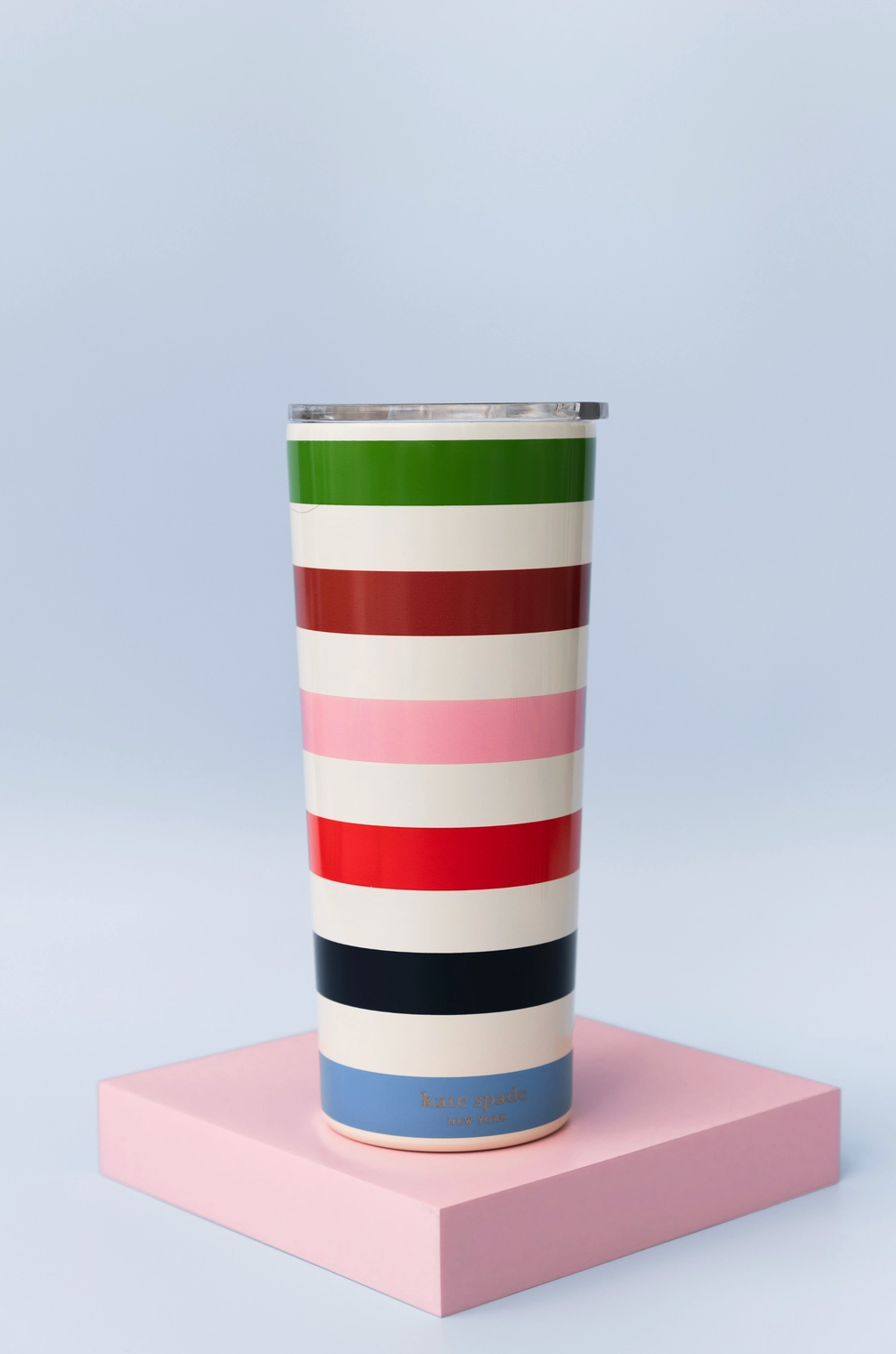 KATE SPADE ADVENTURE STRIPE TUMBLER