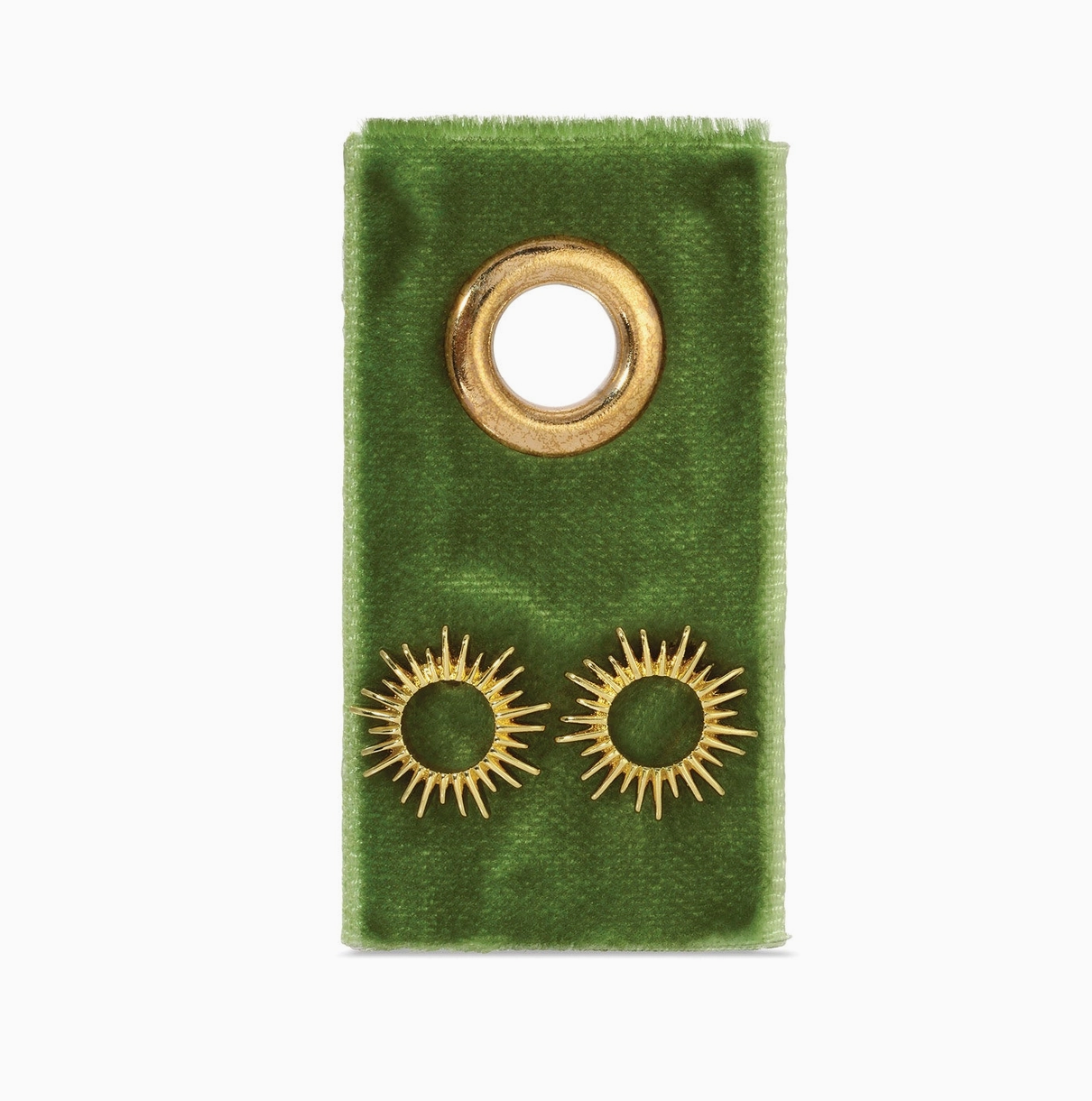 SPLENDID IRIS SUNBURST STUD EARRINGS