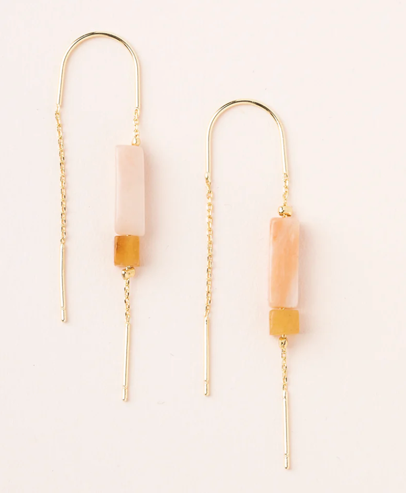 SCOUT STONE THREADER EARRING