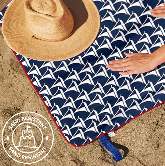 ROCKFLOWERPAPER REVERSIBLE BEACH TOWEL