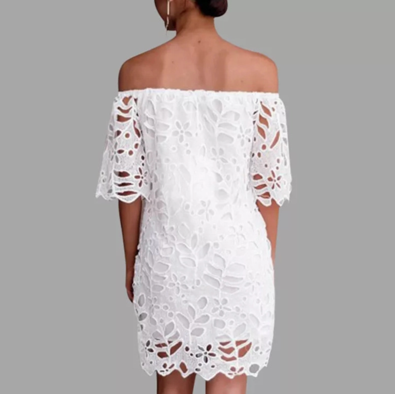 HIDDEN BRAND HOLLOW MINI DRESS