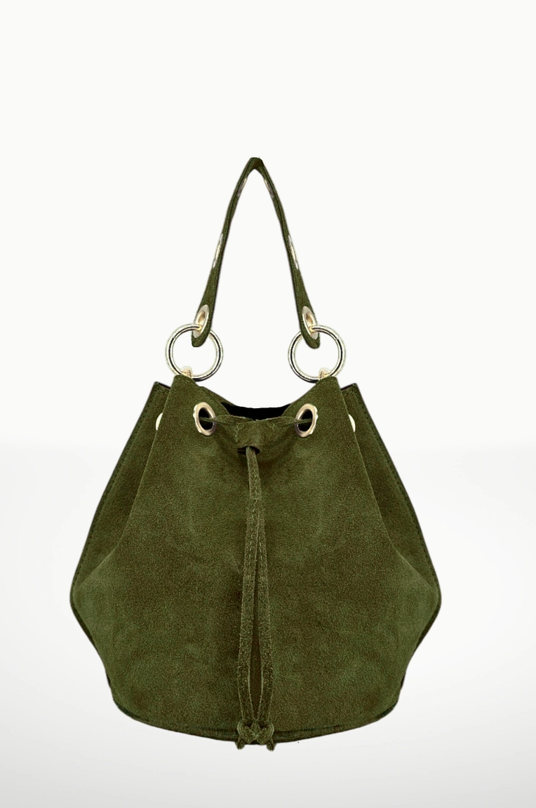 ITALIAN'S LEATHER BUCKET BAG
