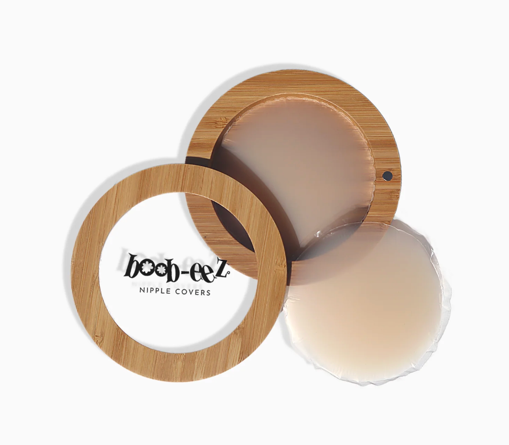 BOOB-EEZ BAMBOO COMPACT + NIPPLE COVERS