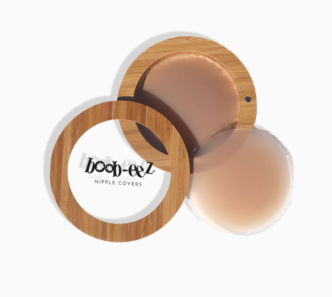 BOOB-EEZ BAMBOO COMPACT + NIPPLE COVERS