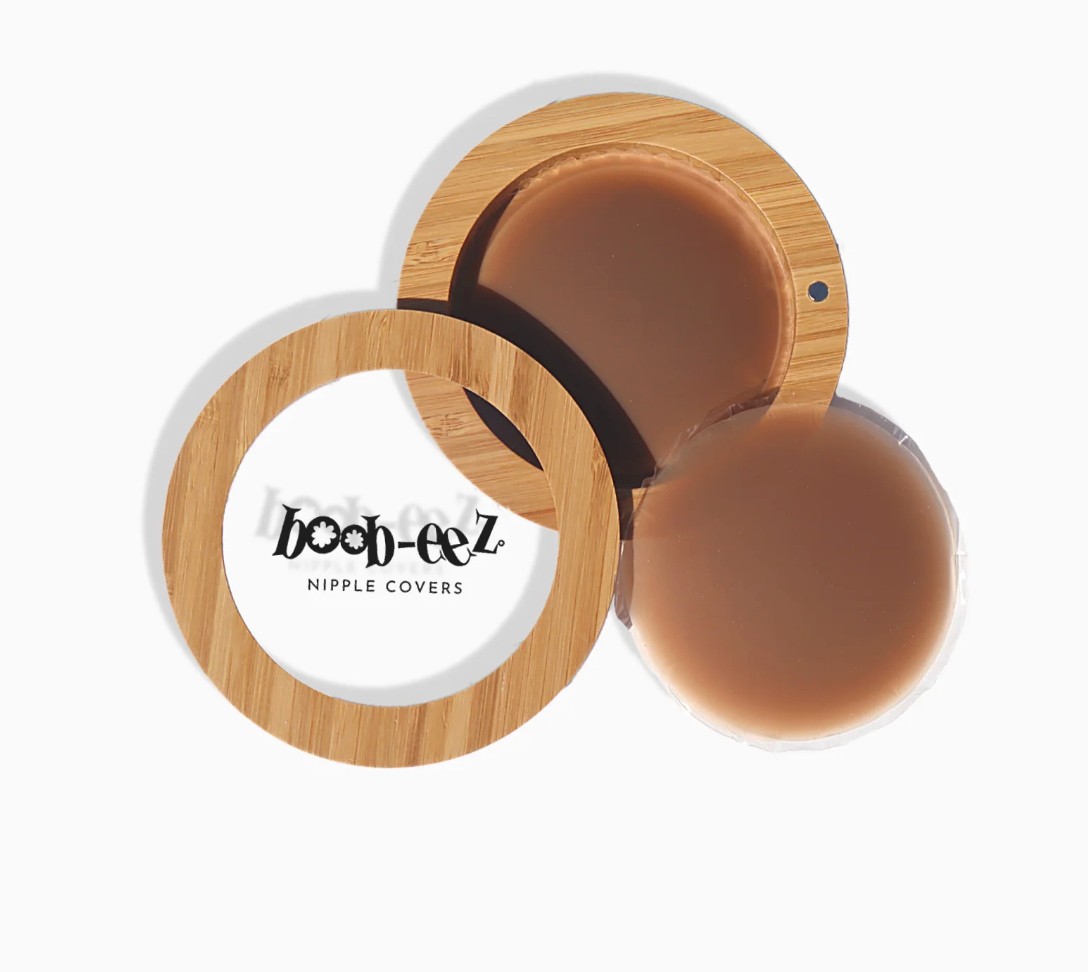 BOOB-EEZ BAMBOO COMPACT + NIPPLE COVERS