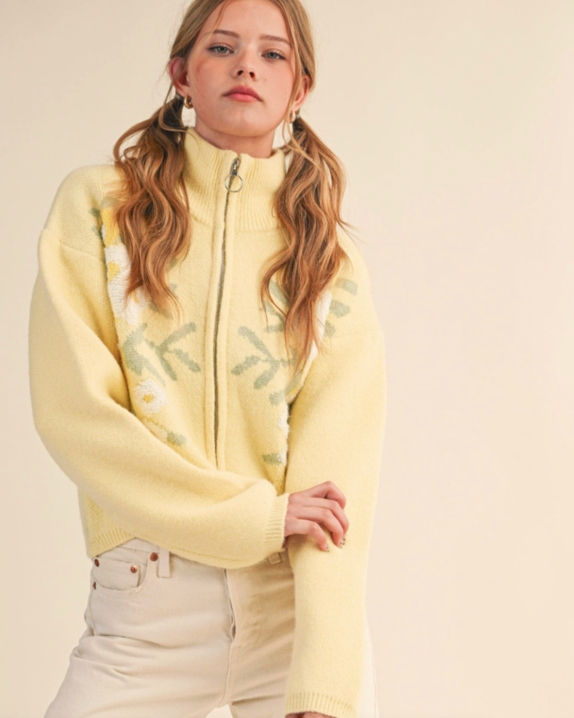 &MERCI SUNBEAM BLOOM SWEATER