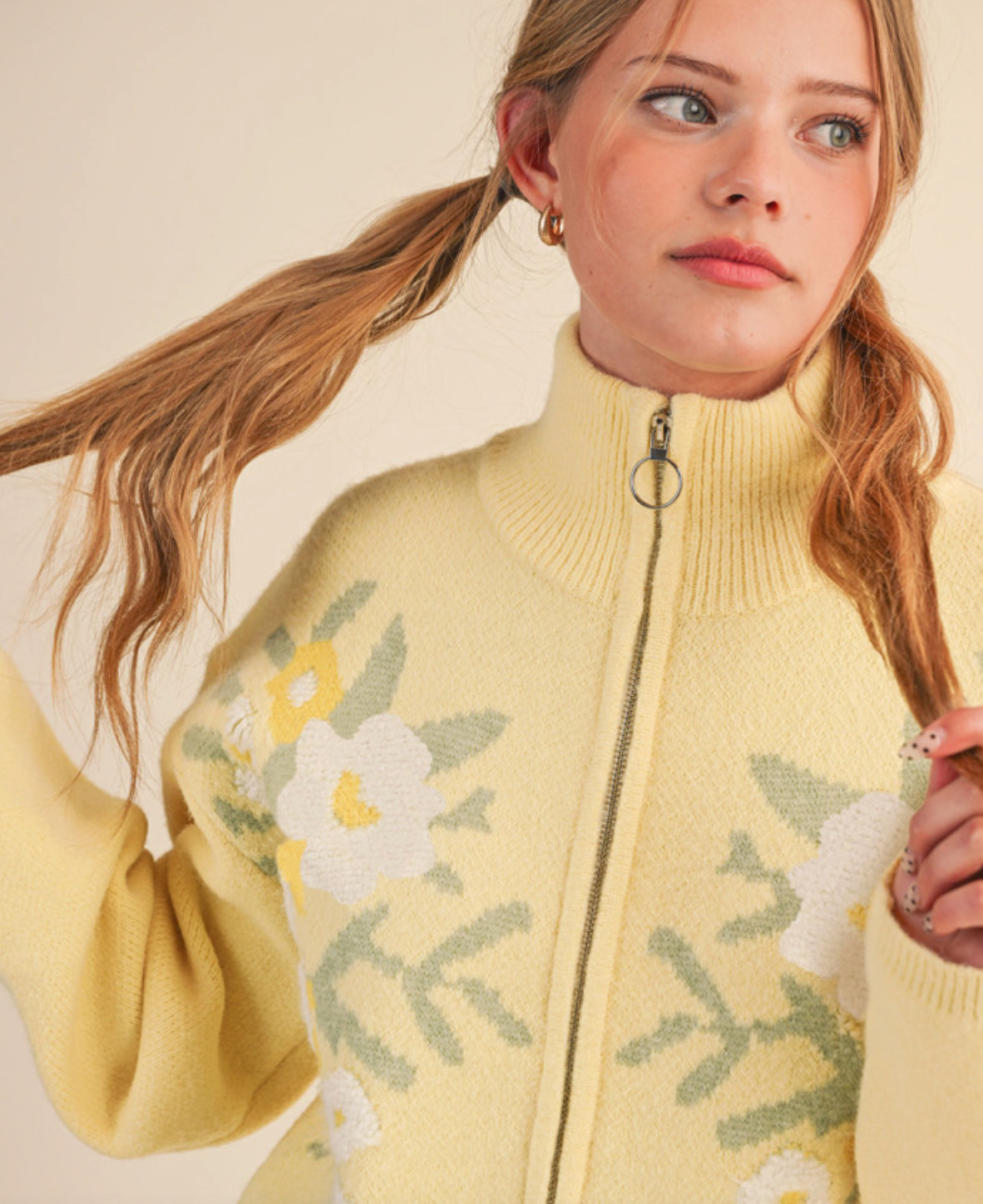 &MERCI SUNBEAM BLOOM SWEATER