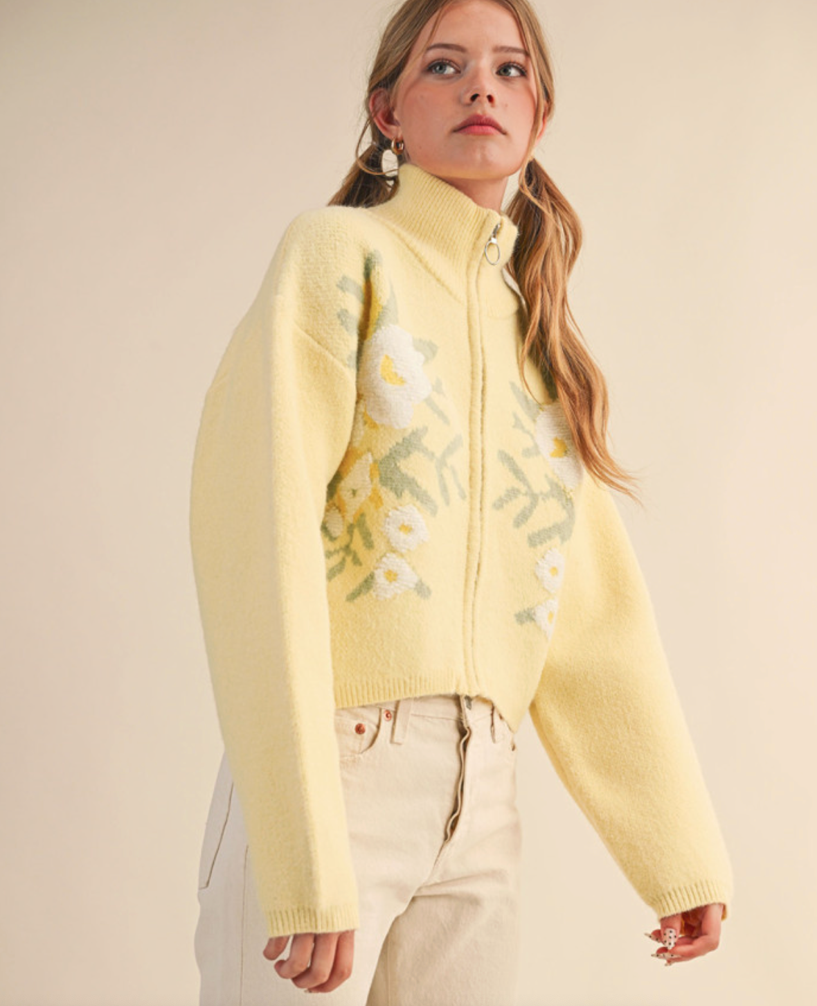 &MERCI SUNBEAM BLOOM SWEATER