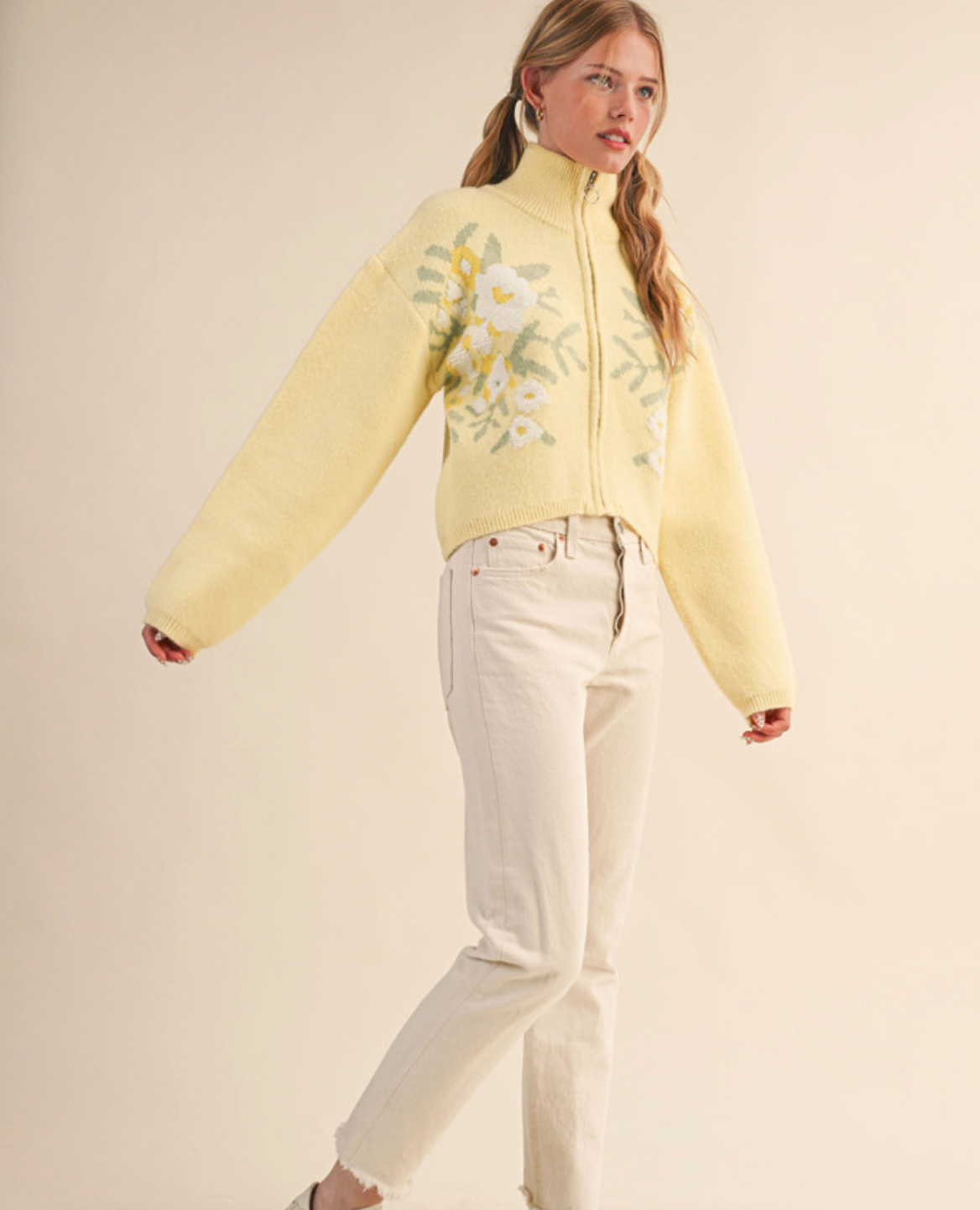 &MERCI SUNBEAM BLOOM SWEATER