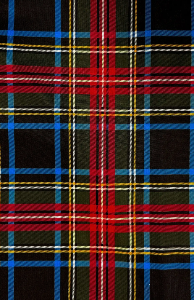 GRETCHEN SCOTT GRIPELESS STEWART PLAID PULL ON PANTS