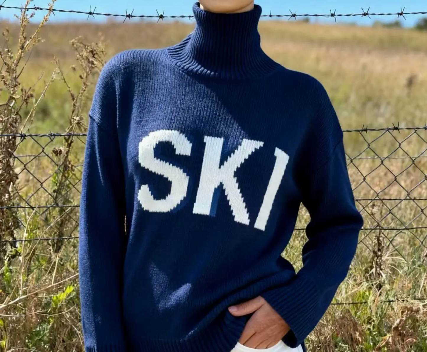 ROSA CLOTHING HIGH NECK SKI SWEATER