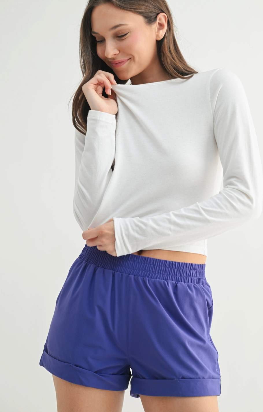 MONO B GO-TO LONG SLEEVE CROP