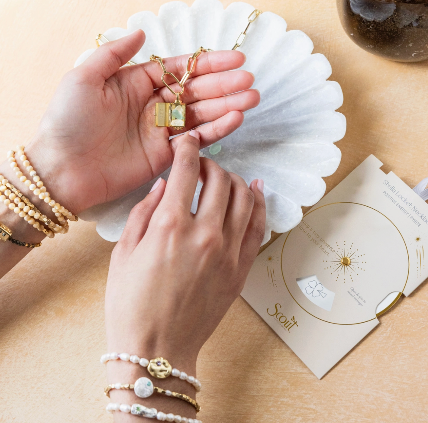 SCOUT STELLA LOCKET NECKLACE