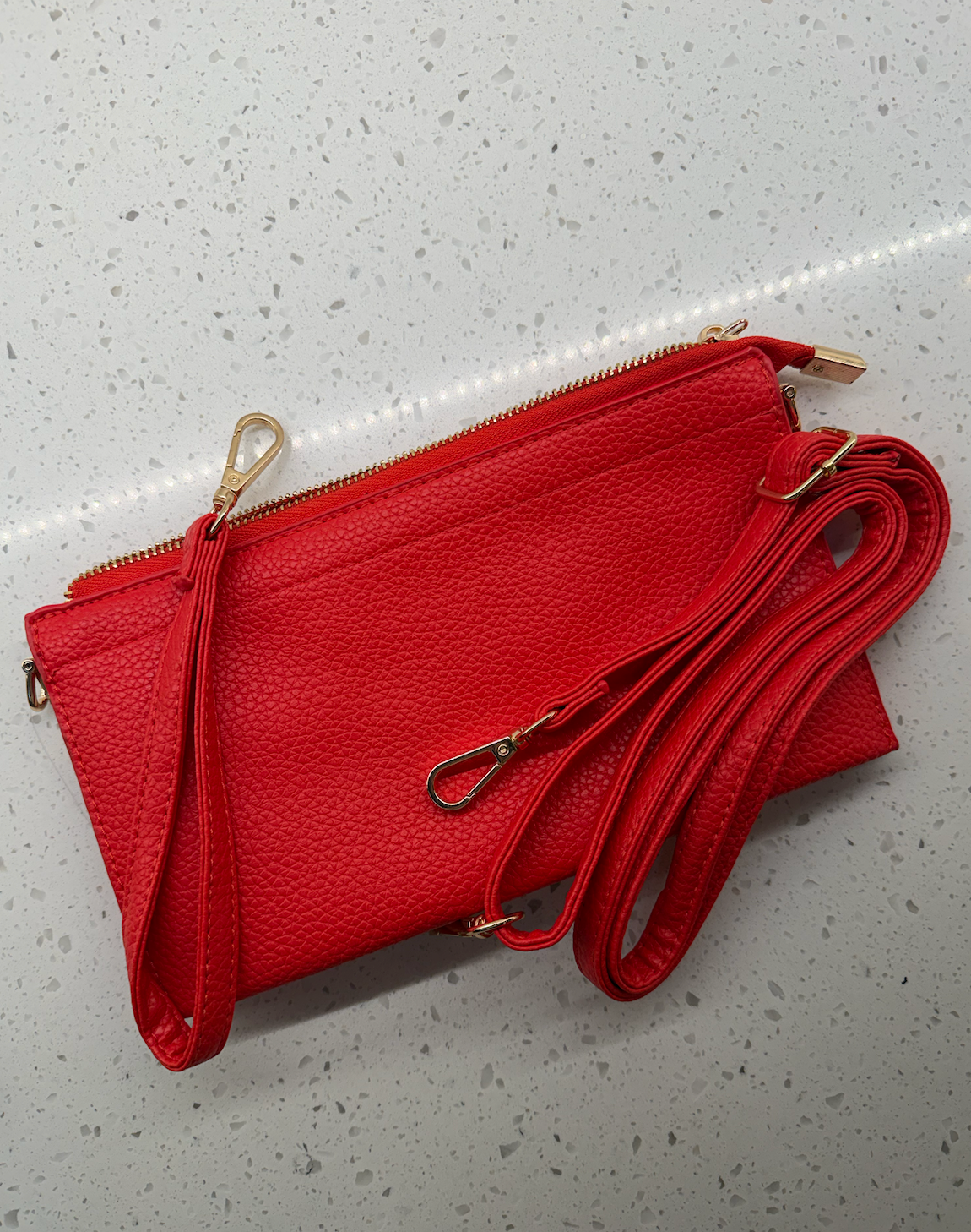 FASHION CITY LEATHER CLUTCH
