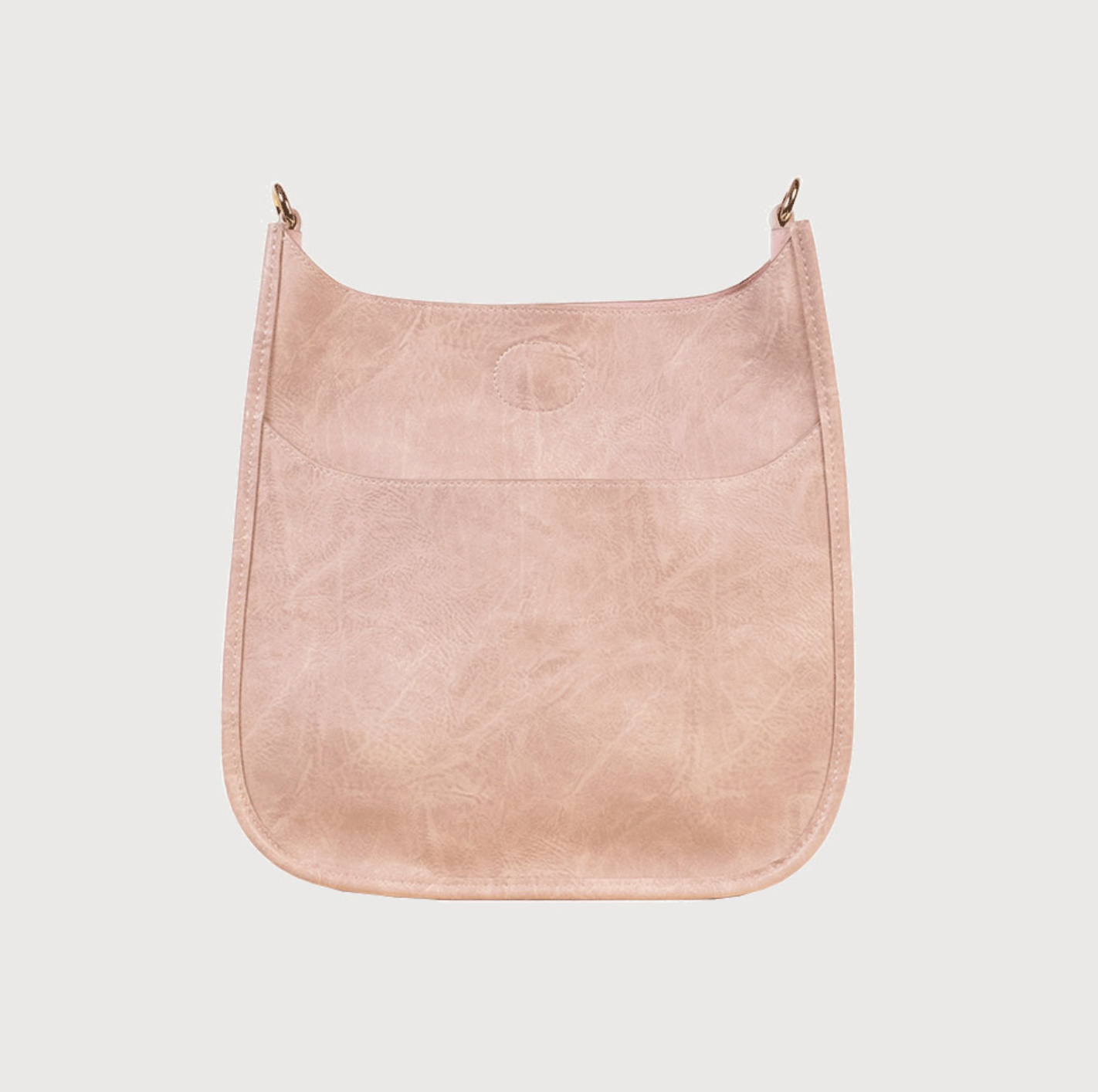 AHDORNED CLASSIC VEGAN LEATHER MESSENGER BAG