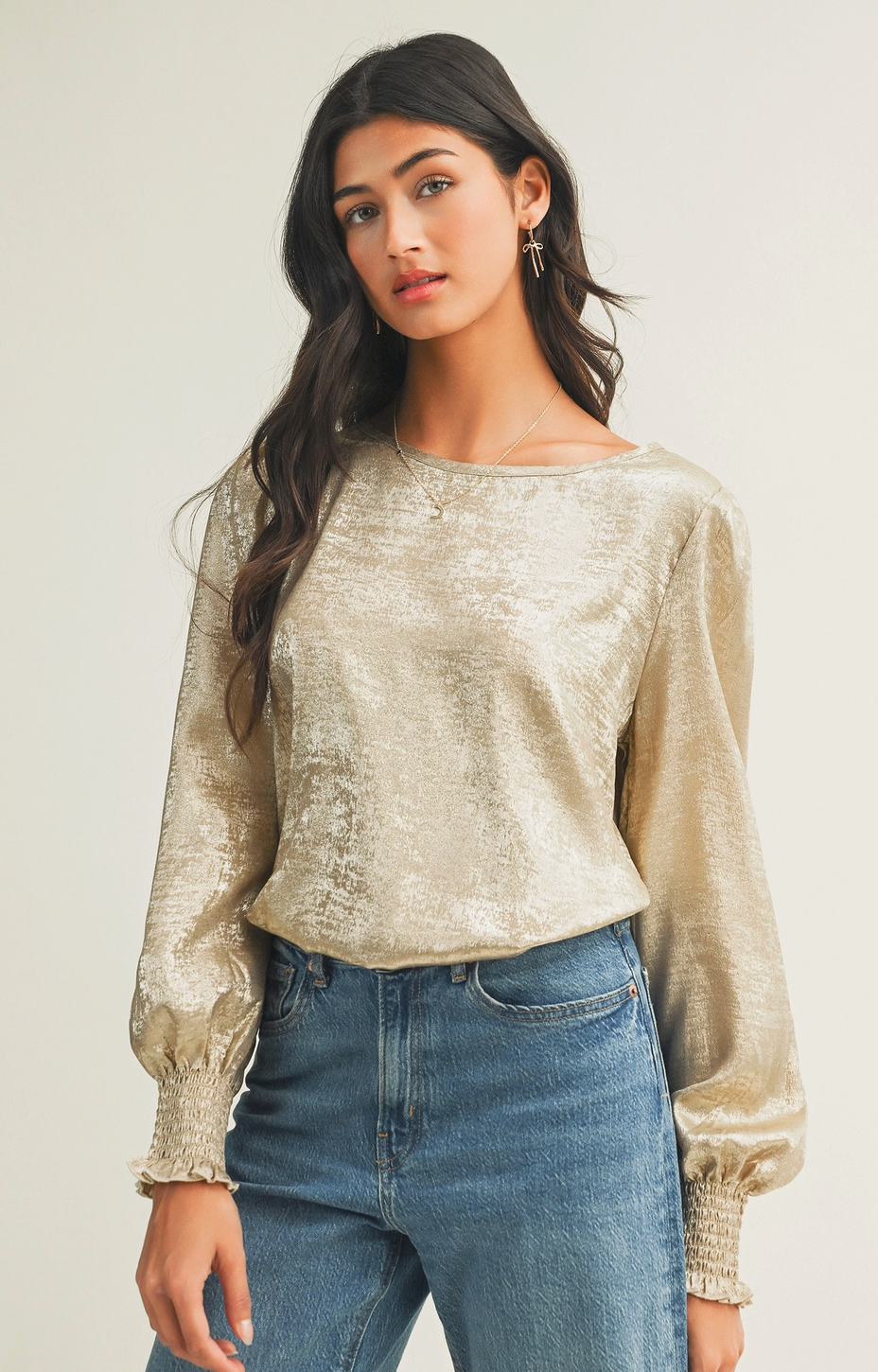 LITTLE DAISY CLOSET SHIMMER BLOUSE