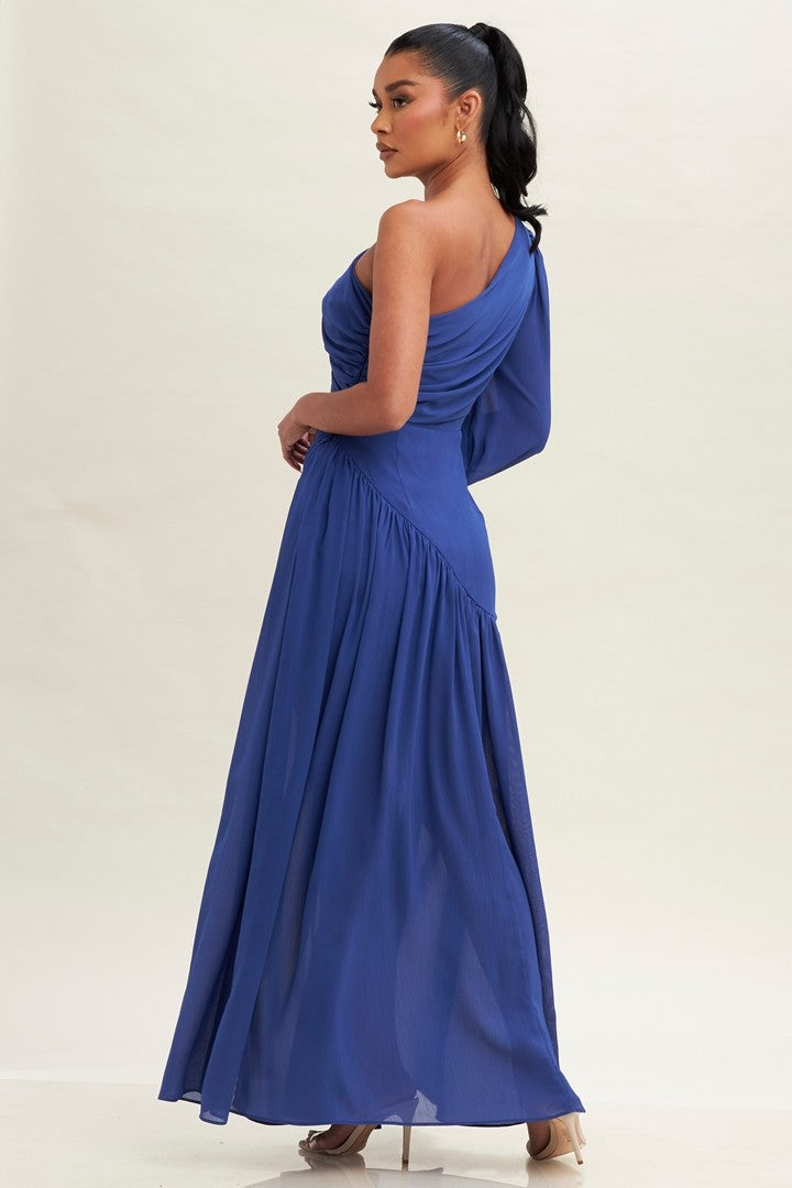 LUXXEL CHIFFON MAXI DRESS